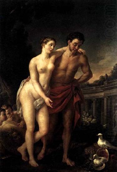 Venus Showing Mars her Doves Making a Nest in his Helmet, Joseph Marie Vien